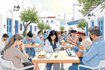 Εικόνα πιστωτικής κάρτας με ρολόι, που συμβολίζει διαθέσιμο πιστωτικό χρόνο