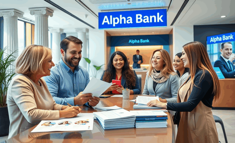 Εικόνα που δείχνει διαδικασία αίτησης δανείου στην Alpha Bank