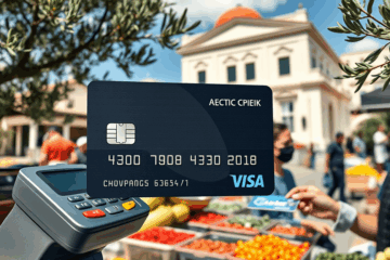 Εικόνα πιστωτικής κάρτας της Aegean Baltic Bank με chip και pin τεχνολογία