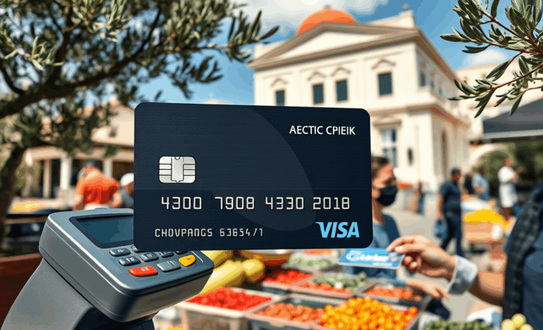 Εικόνα πιστωτικής κάρτας της Aegean Baltic Bank με chip και pin τεχνολογία
